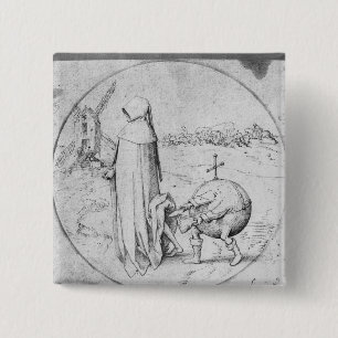 Misanthrope 15 Cm Square Badge