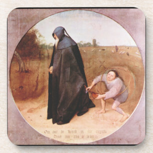 Misanthrope by Pieter Bruegel Coaster