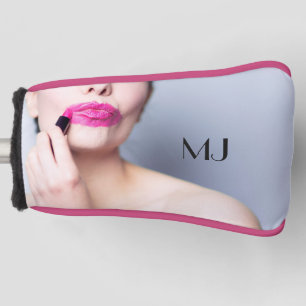 Misapplied Lipstick custom monogram putter cover