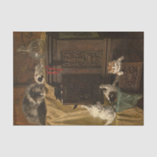 Misbehaving by Henriette Ronner-Knip Tissue Paper