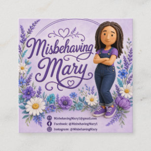 Misbehaving Mary Business Cards