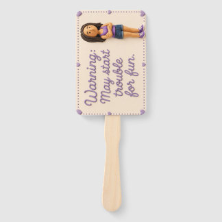 Misbehaving Mary Hand Fan