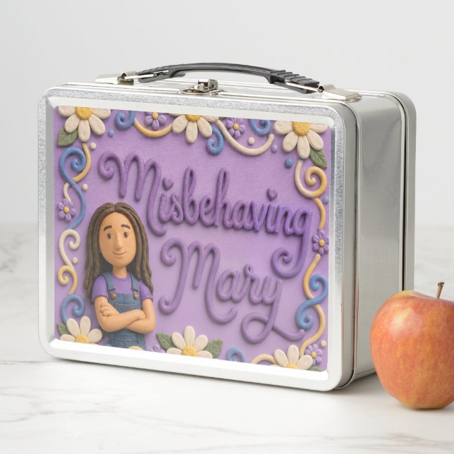 Misbehaving Mary Metal Lunch Box (In Situ)