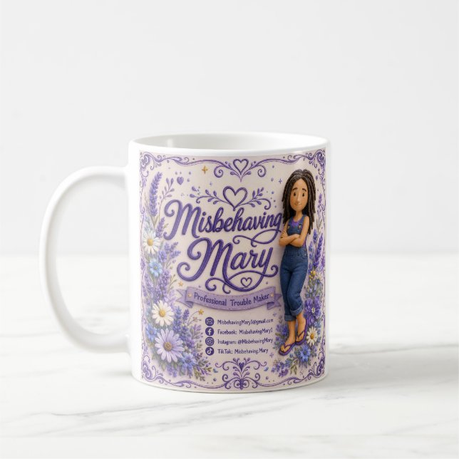 Misbehaving Mary Mug (Left)
