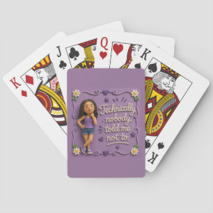 Misbehaving Mary Playing Cards