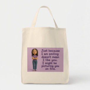 Misbehaving Mary Shopping Tote Bag