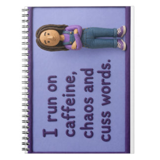 Misbehaving Mary Spiral Notebook