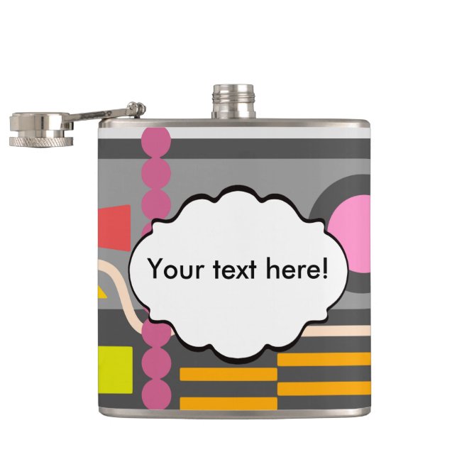Misc shapes hip flask (Opened)
