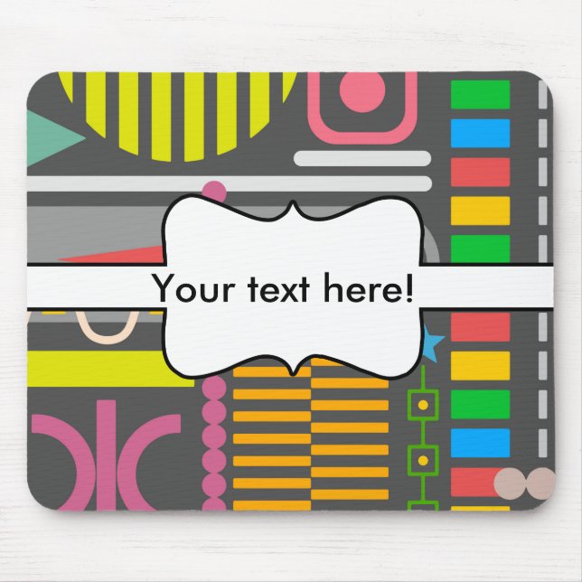 Misc shapes mouse mat (Front)