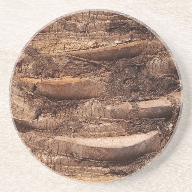 Misc. Tree Series---Palm Tree Trunk Coaster (Front)