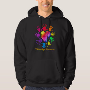 Miscarriage Awareness Hands Miscarriage Hoodie
