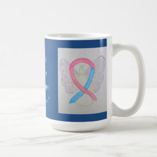 Miscarriage Awareness Ribbon Angel Custom Mug