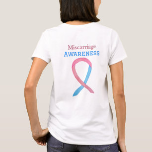 Miscarriage Awareness Ribbon Custom Art Shirts