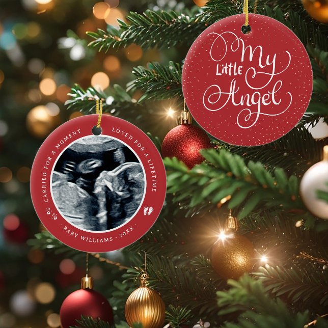 Miscarriage / Baby Loss Memorial Christmas Ceramic Tree Decoration (Creator Uploaded)