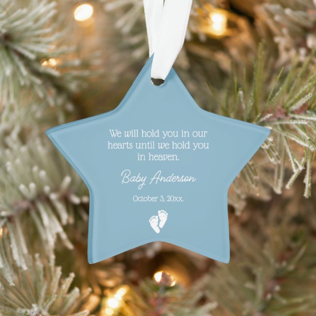 Miscarriage / Baby Loss Memorial Christmas Ornament (Tree)