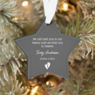 Miscarriage / Baby Loss Memorial Christmas Ornament
