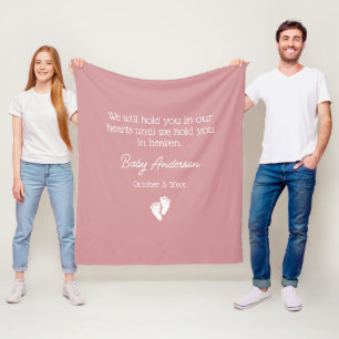 Miscarriage / Baby Loss Memorial Fleece Blanket