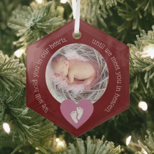 Miscarriage / Baby Loss Memorial Stillbirth Glass Tree Decoration