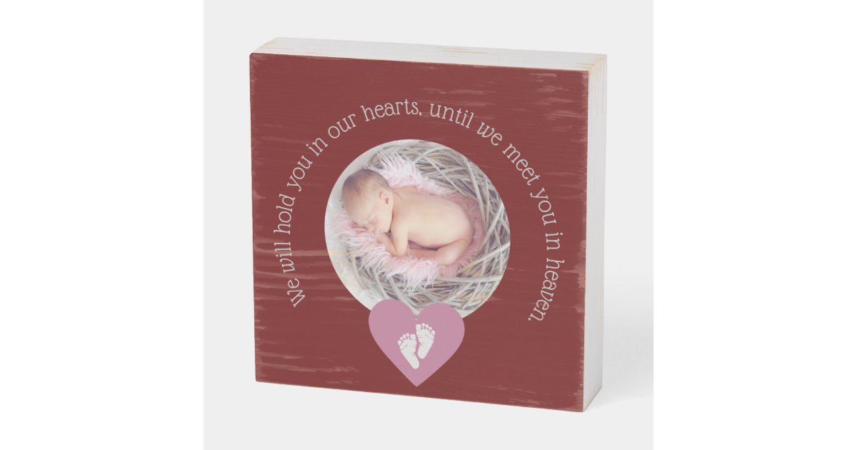 Stillbirth Sign Miscarriage / Baby Loss Memorial Stillbirth Wooden Box Sign | Zazzle