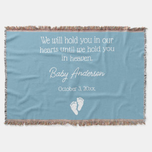 Miscarriage / Baby Loss Memorial Throw Blanket