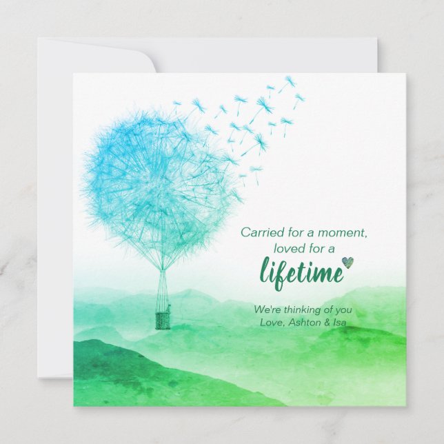 Miscarriage | Pregnancy loss | Sympathy  Card (Front)