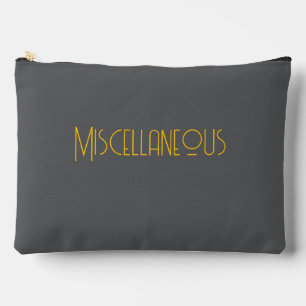 Miscellaneous Grey Accessory Pouch