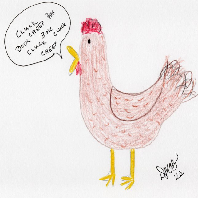 Miscellaneous/Oddball - Sorry for Fowl Language Card (Creator Uploaded)