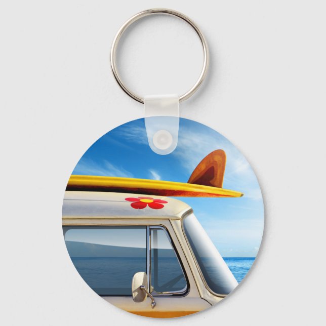 Miscellaneous - Surf & Wave Patterns Three Key Ring (Front)