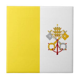 Miscellaneous - the Vatican City Pattern Flag Tile