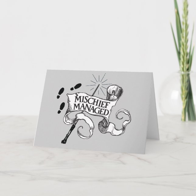 Mischief Managed Card (Front)
