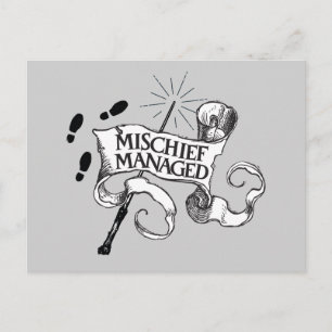 Mischief Managed Invitation Postcard