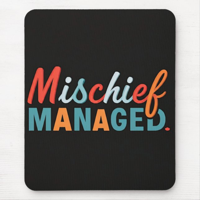 Mischief Managed  Mouse Mat (Front)