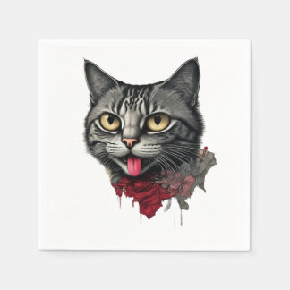 Mischief on Paper Napkin