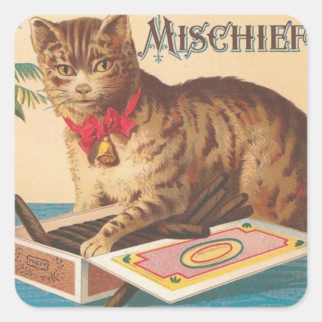 Mischief Square Sticker (Front)