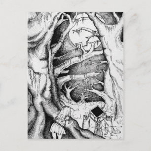 Mischievious Tidings Postcard