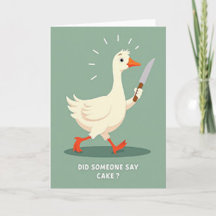 Mischievous Bird Birthday Card