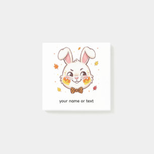 Mischievous Bunny Halloween Candy Corn Post-it Notes