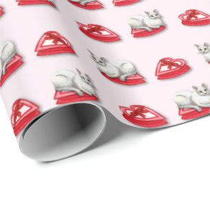 Mischievous Cat Wrapping Paper
