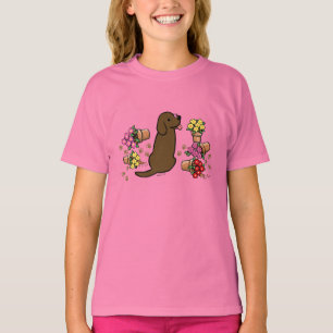 Mischievous Chocolate Labrador T-Shirt