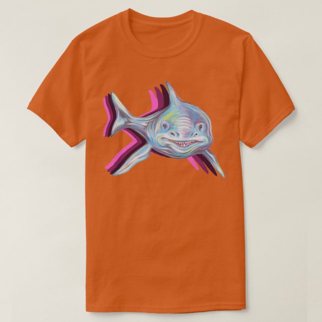 Mischievous Shark T-Shirt (Design Front)
