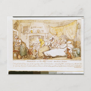 Miseries of Human Life: Introductory Dialogue Postcard