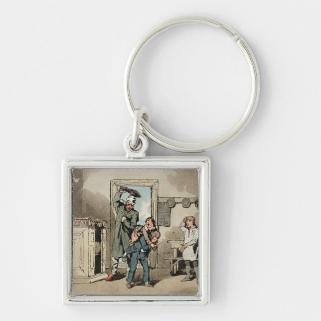 Misery, 1807 (etching) key ring (Front)