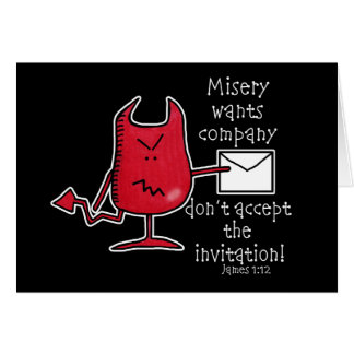Misery Wants Company-Devil with Envelope