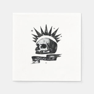 Misfit Skull Creative Character Art Style Napkin