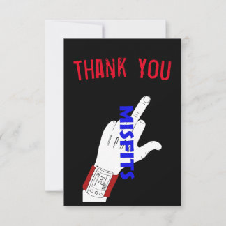 Misfits Thank You Card