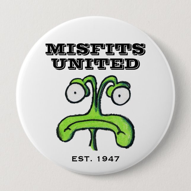 MISFITS UNITED button (Front)