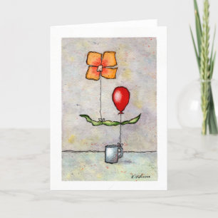 "Misfits" Watercolor Greeting Card