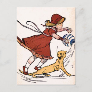 "Misfortunes never come Singly" Vintage Postcard