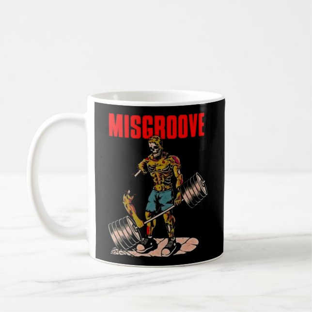 Misgroove Gym Weightlifting Bodybuilding Fitness W Coffee Mug (Left)