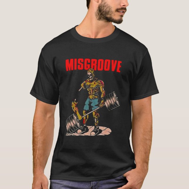 Misgroove Gym Weightlifting Bodybuilding Fitness W T-Shirt (Front)